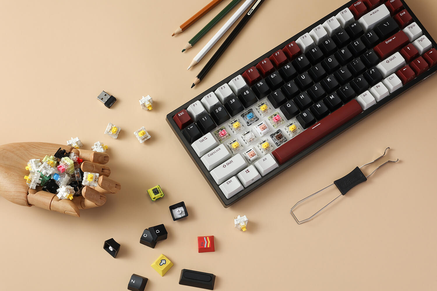 RK ROYAL KLUDGE RK84 RGB Limited Ed, 75% Hot Swappable Mechanical Keyboard