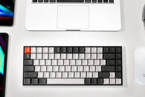 Keychron K2 75% 84 Keys Hot-swappable Bluetooth Mechanical Gaming Keyboard for Mac Layout with Double Shot Keycap