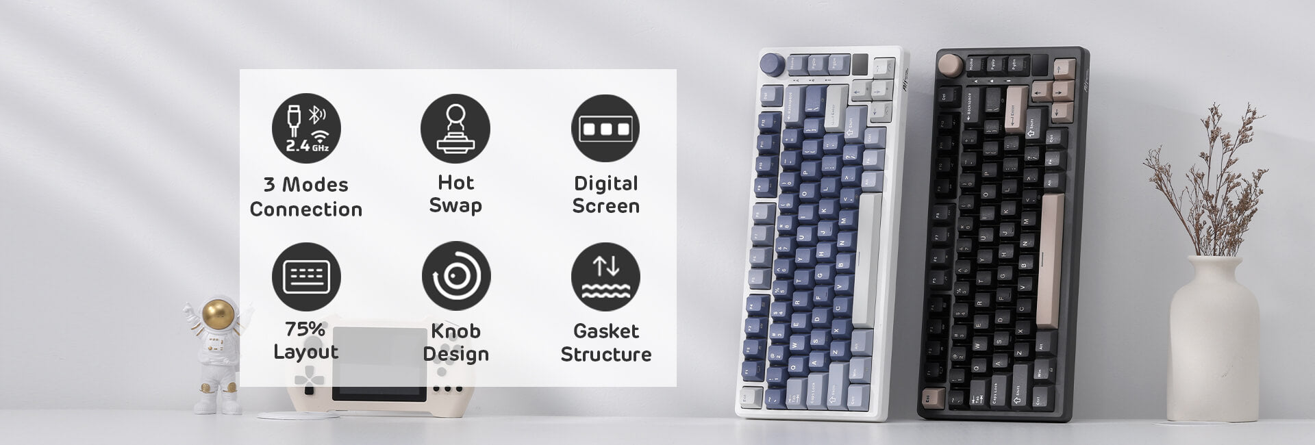 RK M75 Wireless Gaming Keyboard