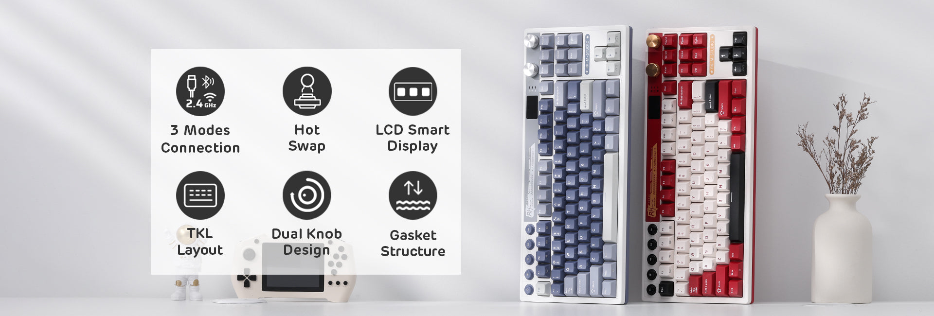 RK M87 TKL Wireless Gaming Keyboard