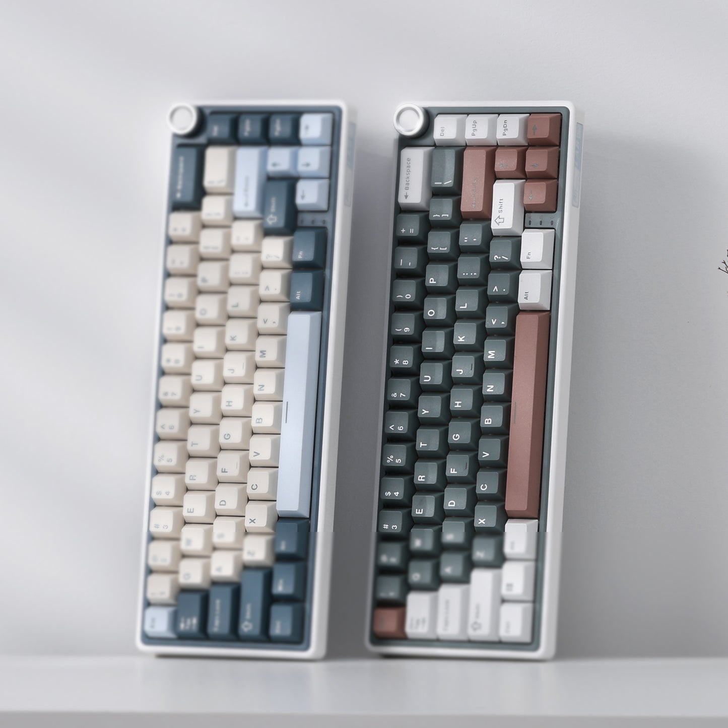 RK ROYAL KLUDGE R65 Wireless Mechanical Keyboard with Volume Knob, Tri-Mode 2.4G/USB-C/BT Gasket Mounted 60% Gaming Keyboard with 66Keys, PBT Keycaps, QMK/VIA, Hot Swappable Cream Switch,