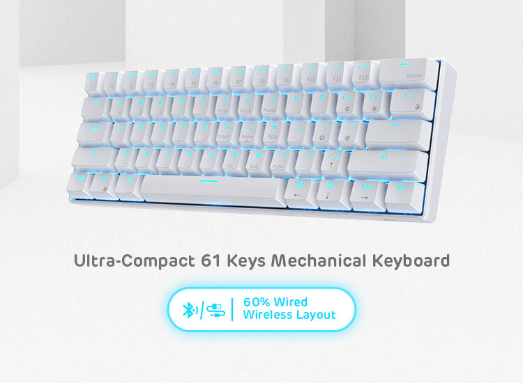 RK61 60% Dual Mode Wireless Mechanical Gaming Keyboard
