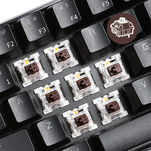 rk61 gaming keyboard brown switch (Open-box)