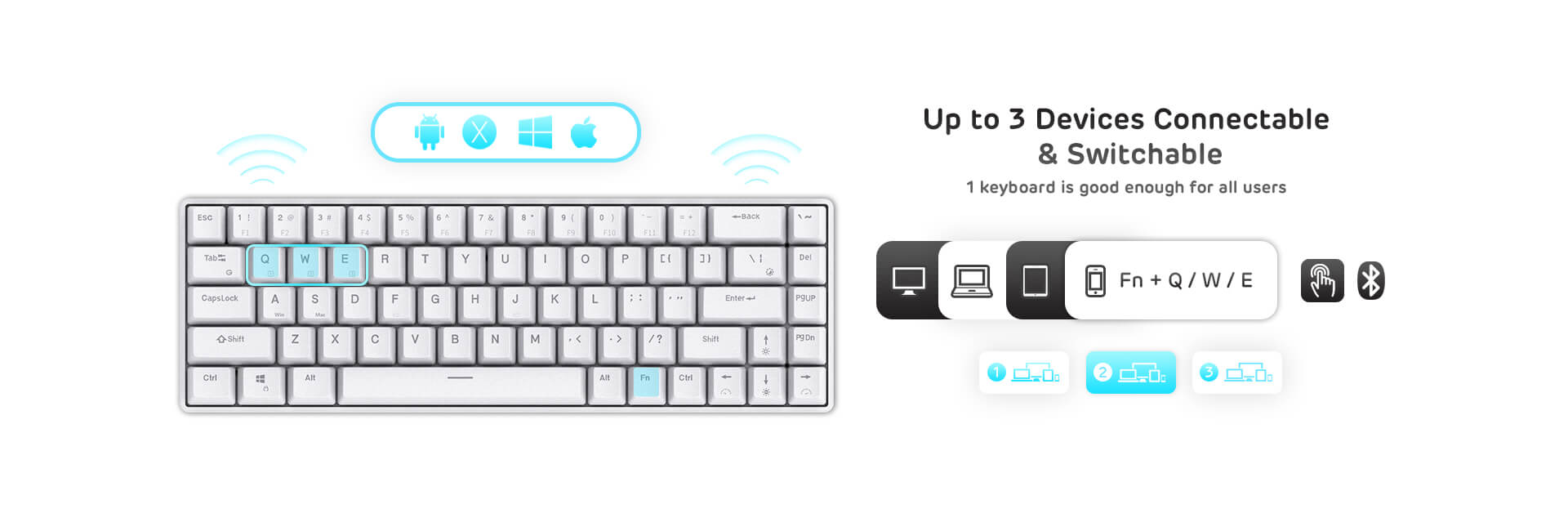 65 hot swap keyboard (Open-box)