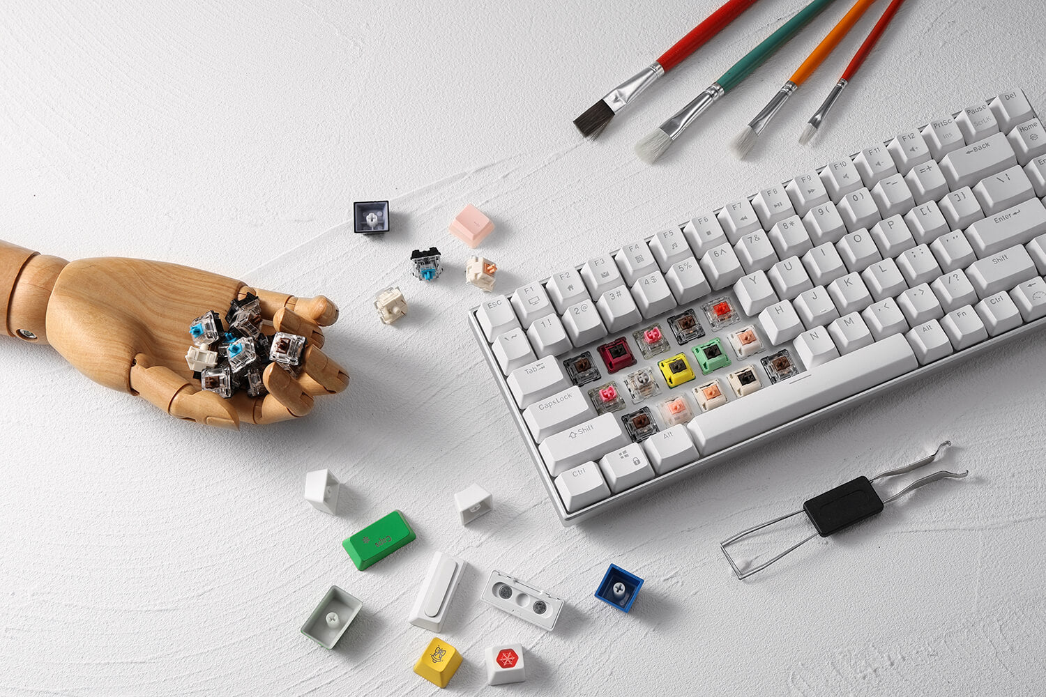 RK84 metal keyboard mechanical wireless with Hot swappable RK switch