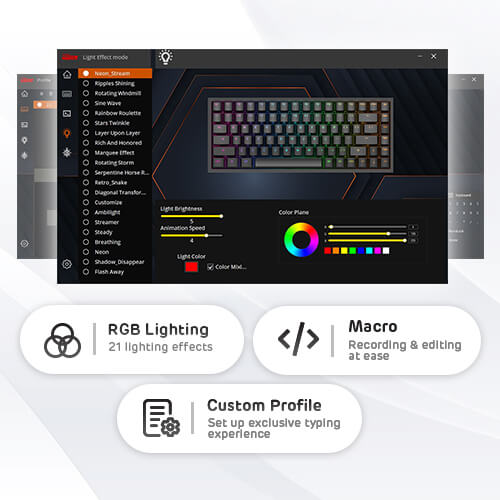 keyboard mechanical wireless with DIY software