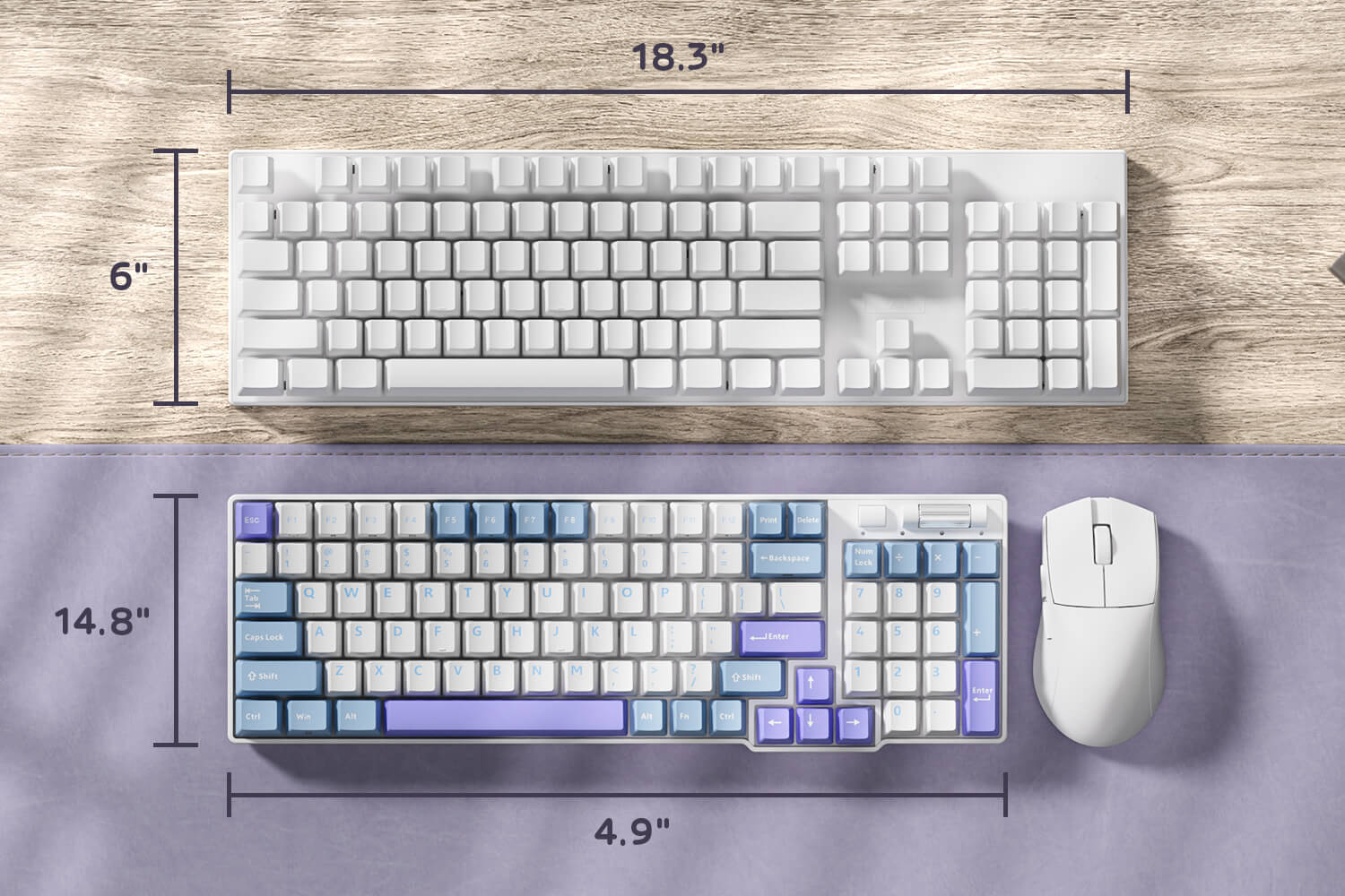 RK ROYAL KLUDGE RK96 RGB Limited Ed, 90% 96 Keys Wireless 3-Mode BT5.0/2.4G/USB-C Hot Swappable Mechanical Keyboard w/Wrist Rest, Volume Control, Software, Massive Battery, RK Viridian Switch