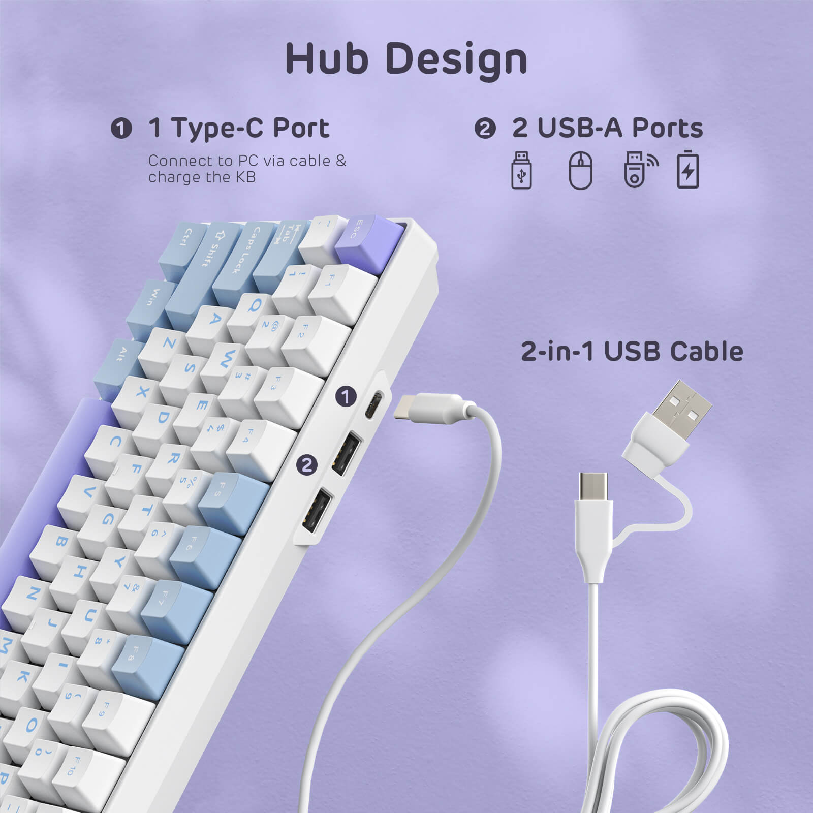 RK ROYAL KLUDGE RK96 RGB Limited Ed, 90% 96 Keys Wireless 3-Mode BT5.0/2.4G/USB-C Hot Swappable Mechanical Keyboard w/Wrist Rest, Volume Control, Software, Massive Battery, RK Viridian Switch
