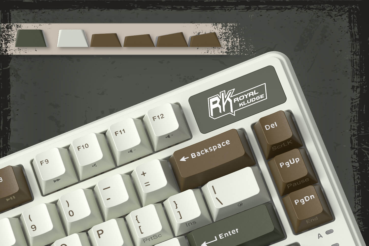 RK L75 Gasket Structure with PBT keycaps
