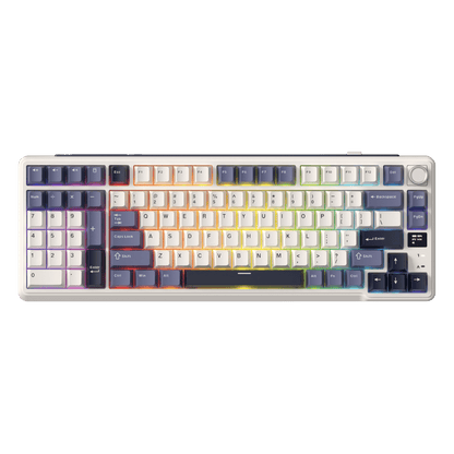RK ROYAL KLUDGE L98 Wireless Mechanical Keyboard w/ Left-handed Southpaw Design Numpad & Hot Swappable Knob, Tri-Mode 95% Keyboard BT/2.4G/USB-C, Pro Software, Gasket Mount, Massive 8000mAh Battery